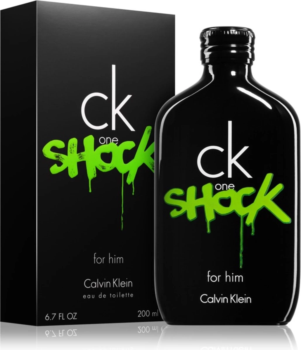 Calvin Klein CK One Shock 200 Ml - Eau De Toilette - Herenparfum 4 Calvin Klein CK One Shock 200 Ml - Eau De Toilette - Herenparfum - Afbeelding 4