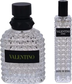 Valentino Uomo Born In Roma Yellow Dream Giftset - 50 Ml Eau De Toilette Spray + 15 Ml Eau De Toilette Tasspray - Cadeauset Voor Heren -Parfum Promotiewinkel 1035x1200 2