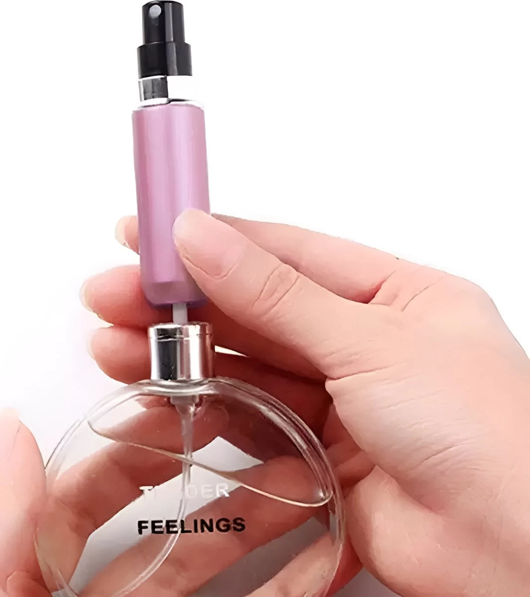 Parfumtogo- Hervulbaar/navulbaar Parfumflesje - Parfumverstuiver 5ml Zwart 2 Parfumtogo- Hervulbaar/navulbaar Parfumflesje - Parfumverstuiver 5ml Zwart - Afbeelding 2