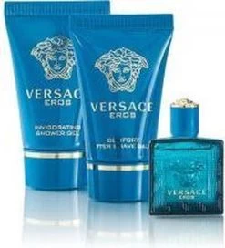 Versace - Eros Gift Of Mini 5 Ml, And Eros 25 Ml (After Shave Balm) Eros 25 Ml - Eau De Toilette - 5ML -Parfum Promotiewinkel 1089x1200 2