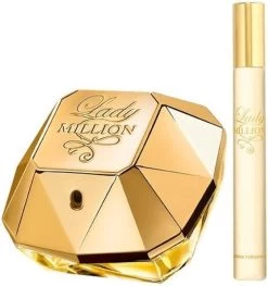 Paco Rabanne Lady Million Giftset 80 Ml Eau De Parfum Spray + 20 Ml Eau De Parfum Tasspray - Cadeauset Voor Dames - Damesparfum