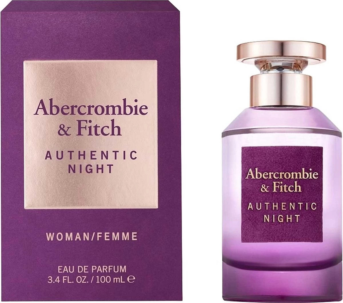 Abercrombie & Fitch Authentic Women Night Eau De Parfum Spray 100 Ml 8 Abercrombie & Fitch Authentic Women Night Eau De Parfum Spray 100 Ml - Afbeelding 8