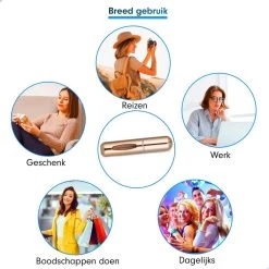 Merkloos Parfum Spray - Navulbare Parfum Verstuiver - Navulling Voor Parfum - Parfumverstuiver - Goudkleurig -Parfum Promotiewinkel 1200x1200 194