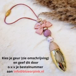 Auto Parfum - Geurhanger - 14 Verschillende Geuren - Kies Je Geur- Roze Goud