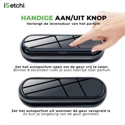ISetchi Frisse Autoparfum - Autogeur - Met 4 Verschillende Geuren – Compact Formaat & Navulbaar - Metaal Ontwerp - Parfum Voor Luchtrooster Ventilatierooster -Auto Luchtje - Car Perfume -Parfum Promotiewinkel 1200x1200 271