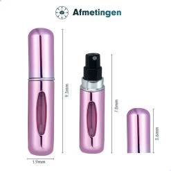 Mini Parfum Flesje 2-PACK Goud En Roze| Lipstick Formaat Navulbare Parfum Verstuiver -Parfum Promotiewinkel 1200x1200 68