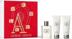 Armani Acqua Di Gio Giftset - 50 Ml Eau De Toilette Spray + 75 Ml Showergel + 75 Ml Aftershave Balm - Cadeauset Voor Heren