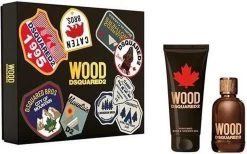 DSQUARED2 Dsquared² Wood Pour Homme Giftset - 100 Ml Eau De Toilette Spray + 150 Ml Showergel - Cadeauset Voor Heren
