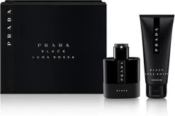 Prada Luna Rossa Black Giftset - 50 Ml Eau De Parfum Spray + 100 Ml Showergel - Cadeauset Voor Heren -Parfum Promotiewinkel 1200x790