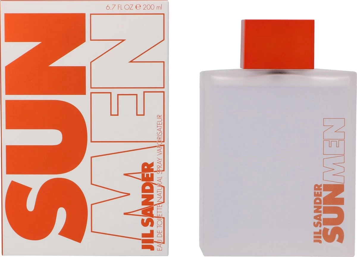 Jil Sander Sun 200 Ml - Eau De Toilette - Herenparfum 2 Jil Sander Sun 200 Ml - Eau De Toilette - Herenparfum - Afbeelding 2