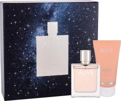 Hugo Boss Alive Geschenkset - 50ml Eau De Parfum + 75ml Bodylotion