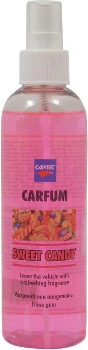 Cartec Carfum 200ml - Auto Geurtje - Sweet Candy - Auto Luchtverfrisser - Auto Geurverfrisser 1 Cartec Carfum 200ml - Auto Geurtje - Sweet Candy - Auto Luchtverfrisser - Auto Geurverfrisser