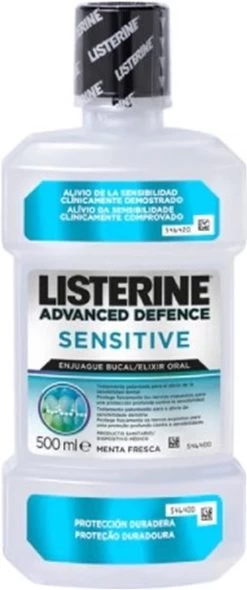 Listerine Advanced Defence Sensitive Mouthwash 500ml -Parfum Promotiewinkel 502x1200 1