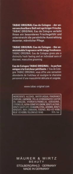 Tabac Original - 150 Ml - Eau De Cologne Spray - Herenparfum -Parfum Promotiewinkel 502x1200 2