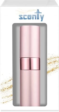 Scenty - Parfum Verstuiver Navulbaar - Mini Parfum Flesje - Reisflesje - Lichtroze -Parfum Promotiewinkel 630x1200