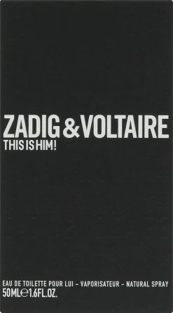 Zadig & Voltaire This Is Him! 50 Ml - Eau De Toilette - Herenparfum -Parfum Promotiewinkel 666x1200