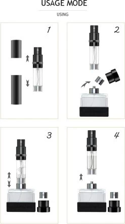 Hervulbare Parfumverstuiver-5ml-Mini Parfumverstuiver-Kleine Spuitfles Voor Parfum-Lege Parfumflesje Voor Op Reis Glasspray Draagbaar Parfumpakket Met Lederen Hoes - Mandarijn Groen -Parfum Promotiewinkel 671x1200 2