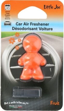 Little Joe Car Air Verfrisser - Geurverfrisser Voor Auto - Oranje - Fruit - Autoparfum.
