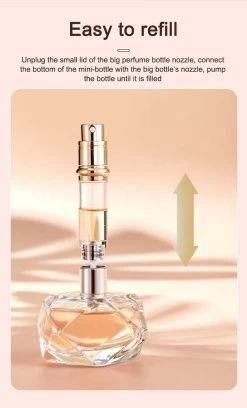 Hervulbare Parfumverstuiver-5ml-Mini Parfumverstuiver-Kleine Spuitfles Voor Parfum-Lege Parfumflesje Voor Op Reis Glasspray Draagbaar Parfumpakket Met Lederen Hoes - Mandarijn Groen -Parfum Promotiewinkel 727x1200 2