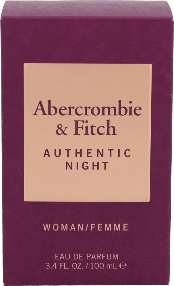 Abercrombie & Fitch Authentic Women Night Eau De Parfum Spray 100 Ml 5 Abercrombie & Fitch Authentic Women Night Eau De Parfum Spray 100 Ml - Afbeelding 5