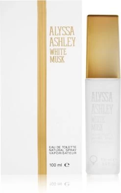 Alyssa Ashley White Musk - 100 Ml - Eau De Toilette Spray - Damesparfum -Parfum Promotiewinkel 759x1200 1