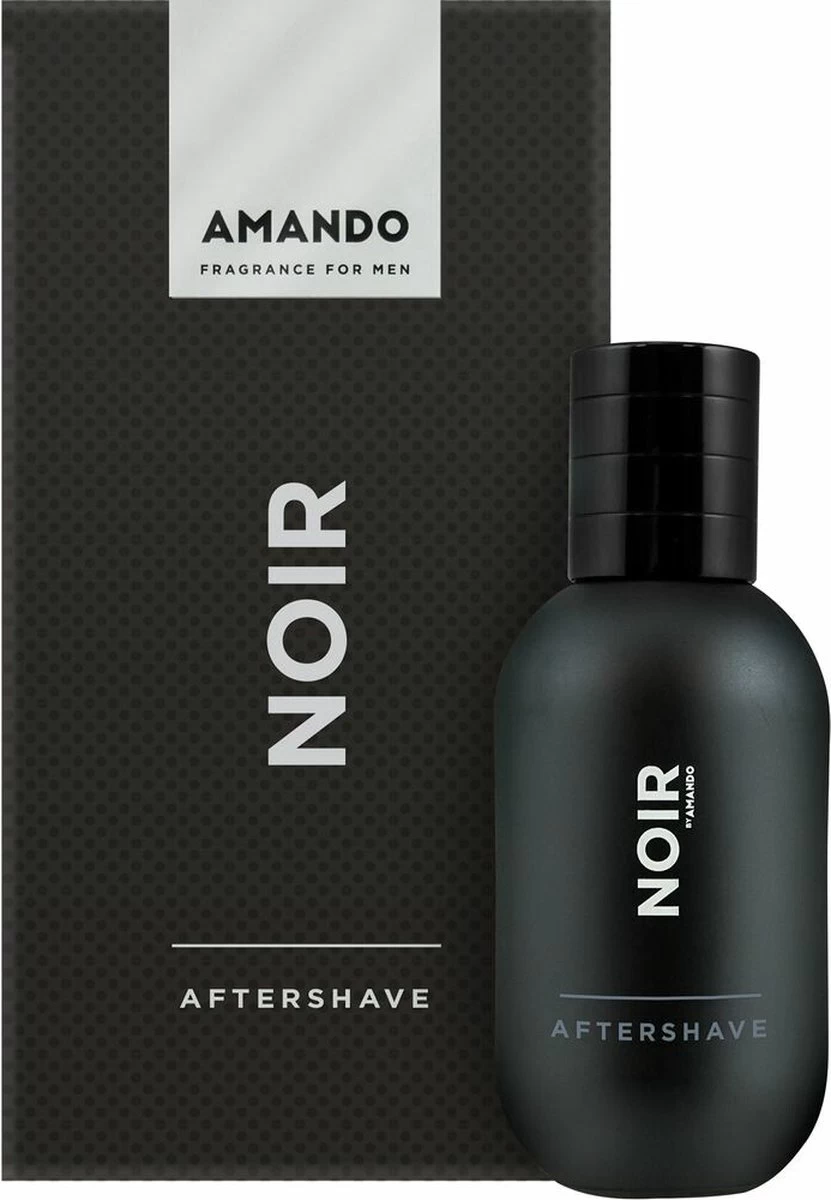 Amando Noir Aftershave 100 Ml 2 Amando Noir Aftershave 100 Ml - Afbeelding 2