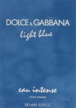Dolce & Gabbana Light Blue Eau Intense 100 Ml - Eau De Parfum - Herenparfum -Parfum Promotiewinkel 846x1200 1