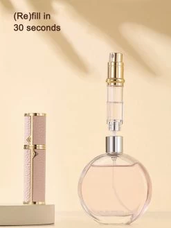 Hervulbare Parfumverstuiver-5ml-Mini Parfumverstuiver-Kleine Spuitfles Voor Parfum-Lege Parfumflesje Voor Op Reis Glasspray Draagbaar Parfumpakket Met Lederen Hoes - Mandarijn Groen -Parfum Promotiewinkel 900x1200 6