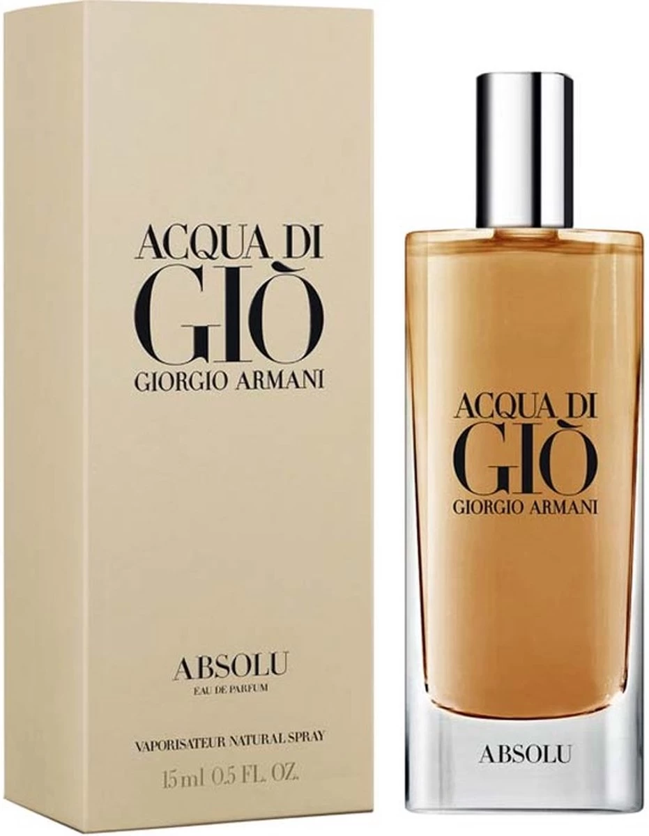 Giorgio Armani Acqua Di Gio Absolu 15ml - Eau De Parfum 2 Giorgio Armani Acqua Di Gio Absolu 15ml - Eau De Parfum - Afbeelding 2