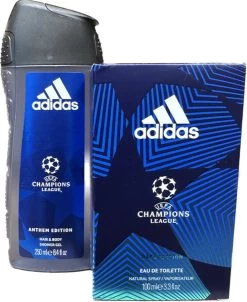 Adidas Champions League Dare Edition 100 Ml Eau De Toilette & 250 Ml Douchegel